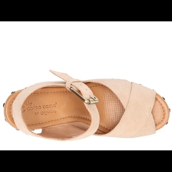 Corso Como 'Nola' Platform Sandal in Nude - Picture 4 of 5